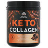 Dr. Axe / Ancient Nutrition, KetoCollagen, Proteína de colágeno y triglicéridos de cadena media de coco, Sabor a chocolate, 460 g (16,4 oz)