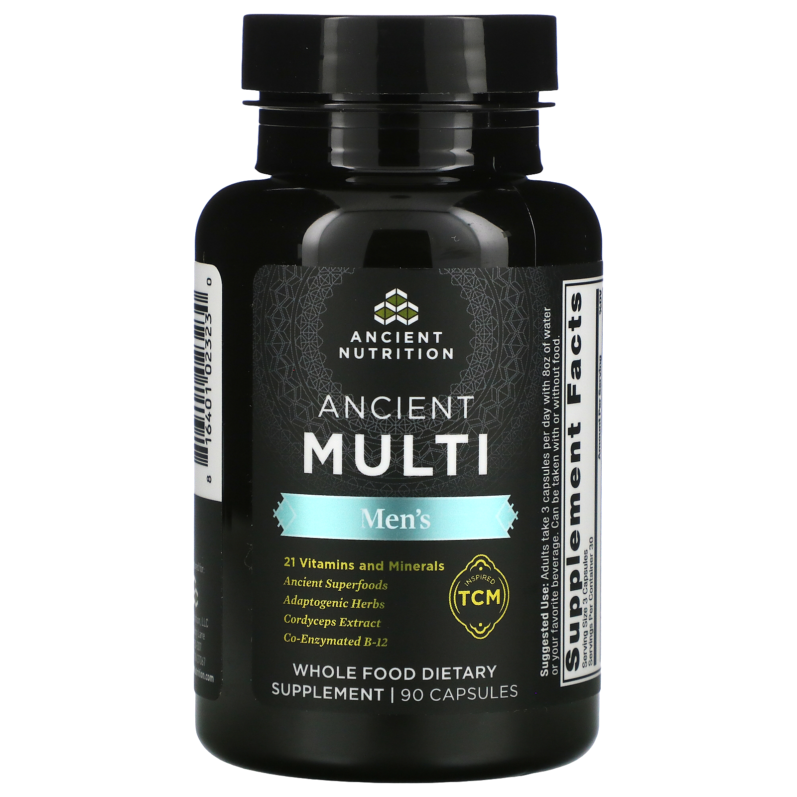 Dr. Axe / Ancient Nutrition, Ancient Multi, Men's, 90 Capsules - iHerb