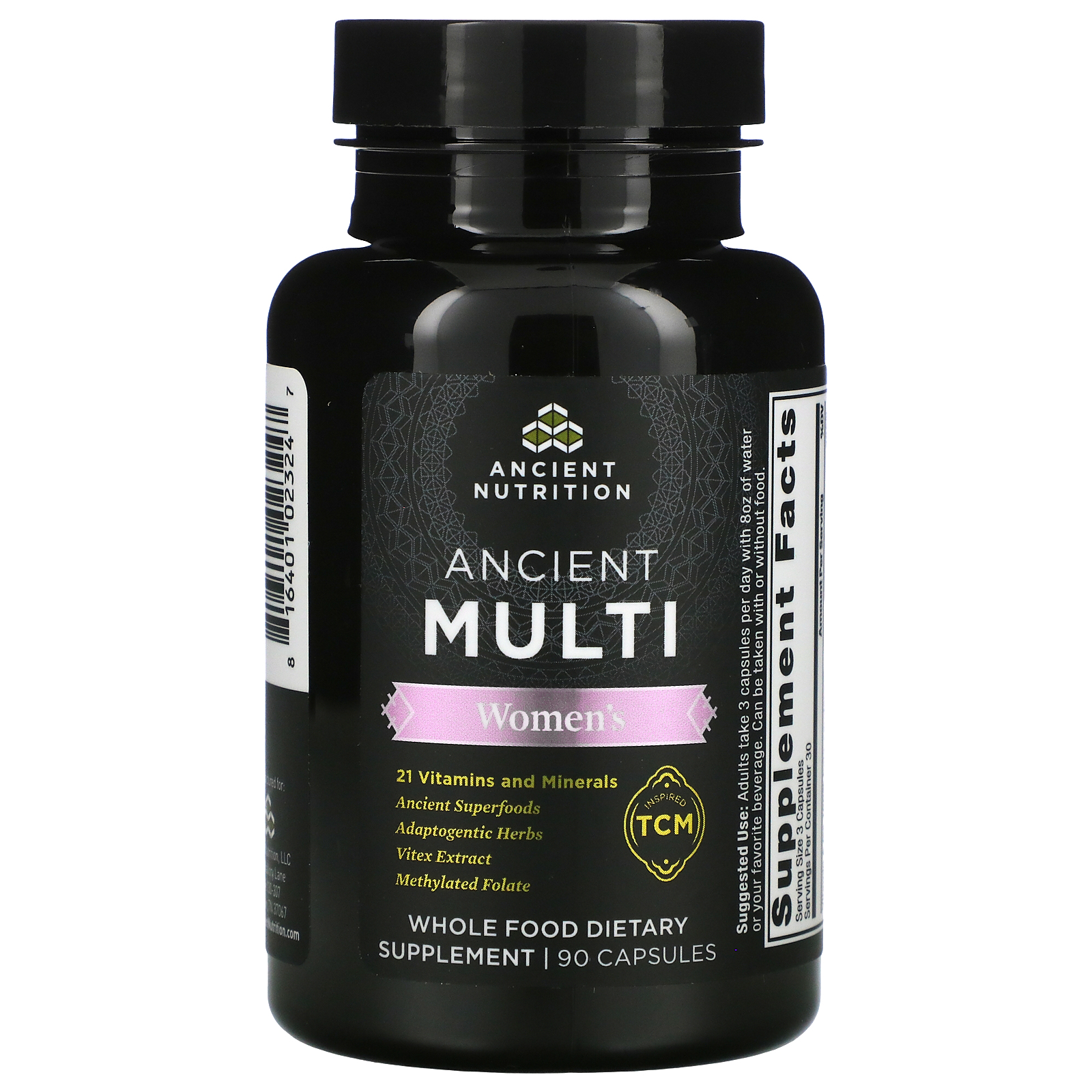 Dr. Axe / Ancient Nutrition, Ancient Multi, Women's, 90 Capsules - iHerb