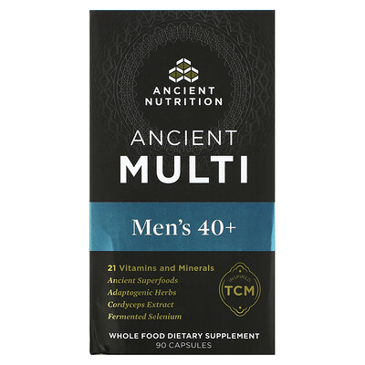 

Dr. Axe / Ancient Nutrition Ancient Multi Men's 40+ 90 Capsules