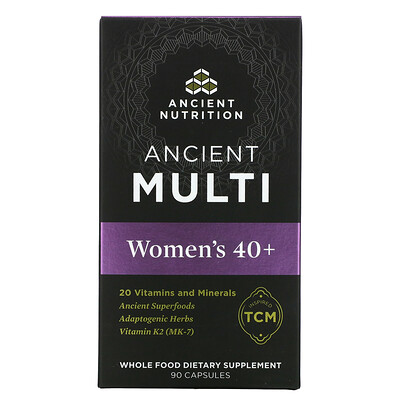 

Dr. Axe / Ancient Nutrition Ancient Multi Women's 40+ 90 Capsules