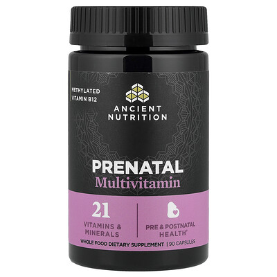 Product Image for Ancient Nutrition, Prenatal Multivitamin, 90 Capsules