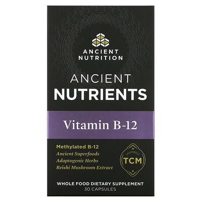 

Dr. Axe / Ancient Nutrition Vitamin B-12 30 Capsules