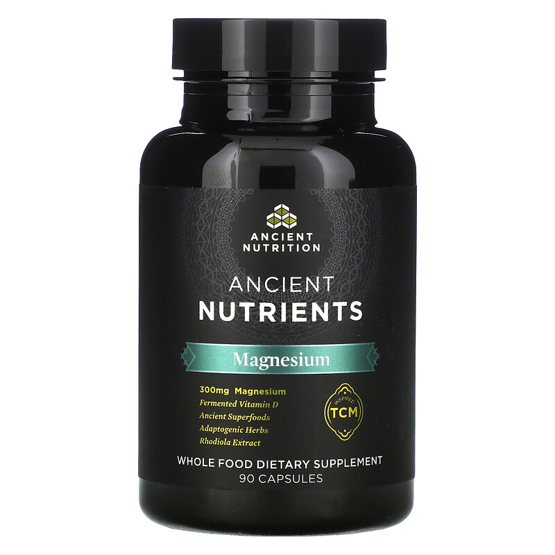 Dr. Axe / Ancient Nutrition, Ancient Nutrients, Magnesium, 300 mg, 90