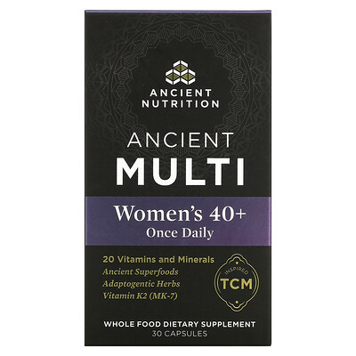 

Dr. Axe / Ancient Nutrition Ancient Multi Women's 40+ Once Daily 30 Capsules