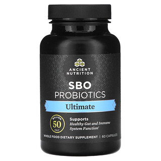 Ancient Nutrition, SBO Probiotica, Ultimate, 50 miljard CFU, 60 capsules