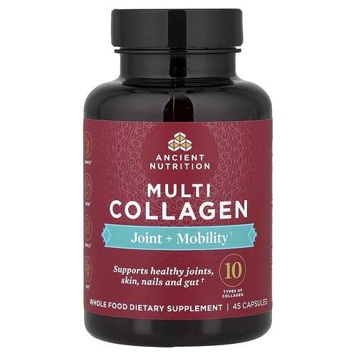 Ancient Nutrition Multi Collagen, Joint + Mobility, 45 Capsules