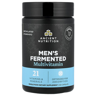 Ancient Nutrition, Men's Fermented Multivitamin, 60 Capsules