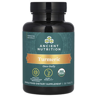 Ancient Nutrition, Куркума, один раз в день, 30 таблеток