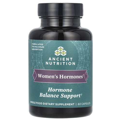 Ancient Nutrition Women's Hormones, Hormone Balance Support, 60 Capsules