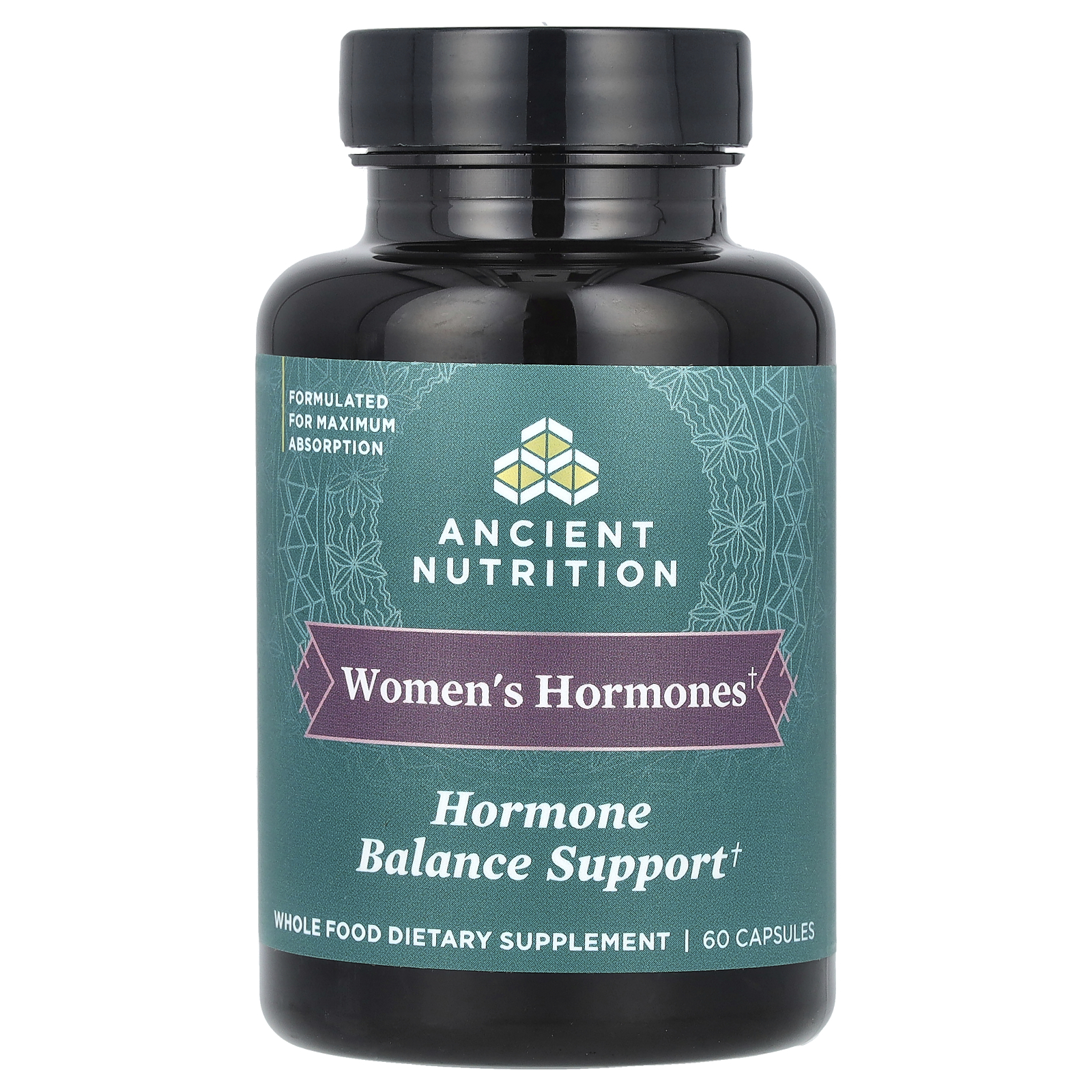Ancient Nutrition (에인션트 뉴트리션), 여성 호르몬, 호르몬 균형, 캡슐 60정