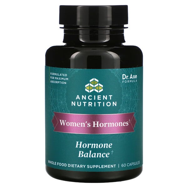 Dr. Axe / Ancient Nutrition‏, Women's Hormones, Hormone Balance, 60 Capsules