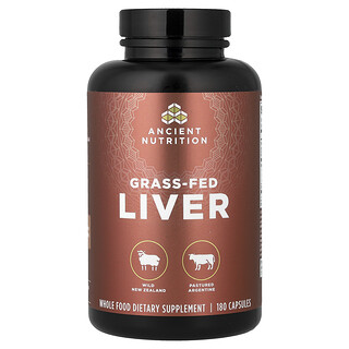 Ancient Nutrition, Grasgevoerde lever, 180 capsules