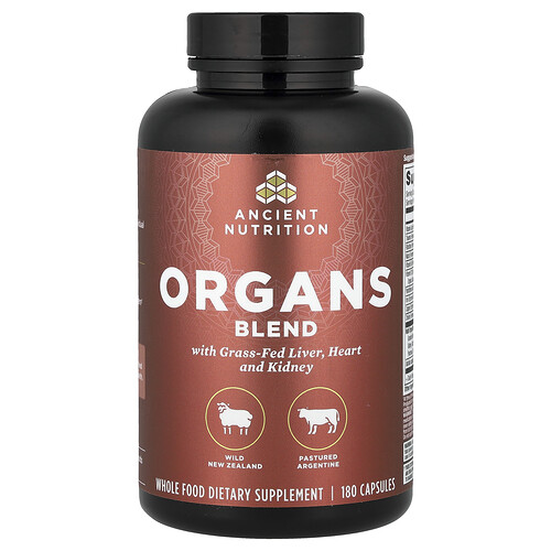 Ancient Nutrition, Organs Blend, 180 Capsules