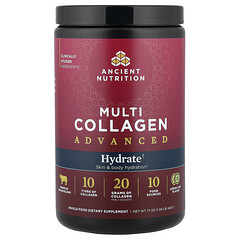 Multi Collagen Advanced, зволоження, лимон і лайм, 483 г (17 унцій)