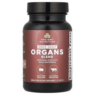 Ancient Nutrition, Once Daily Organs Blend, 30 Tablets