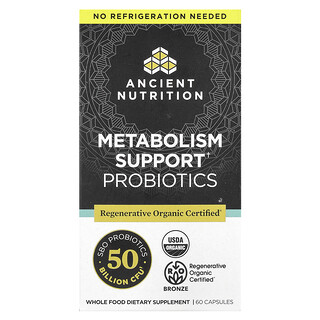Ancient Nutrition, Probiotiká na podporu metabolizmu, 60 kapsúl