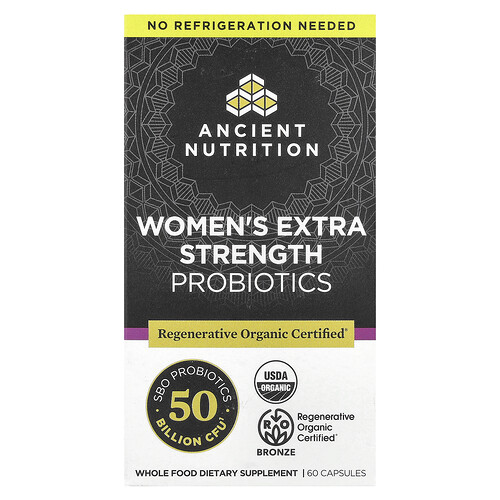 Ancient Nutrition, Women's Probiotics, 60 Capsules