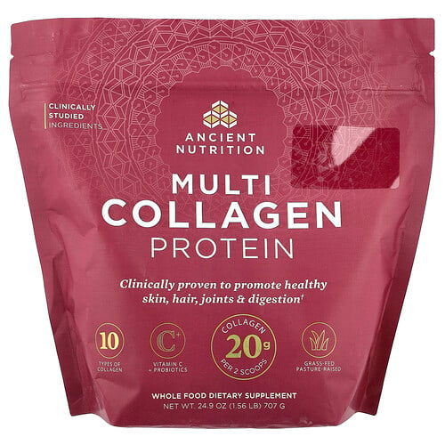 Ancient Nutrition, Multi Collagen Protein, Multi-Kollagen-Protein, 707 g (1,56 lb.)