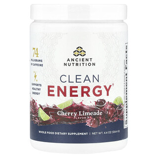 Ancient Nutrition, Clean Energy, Citronnade à la cerise, 124,4 g