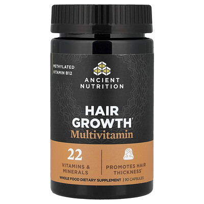 Product Image for Ancient Nutrition, Hair Growth Multivitamin, 90 Capsules