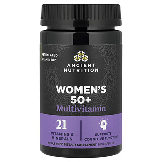 Ancient Nutrition‏, מולטי-ויטמין לנשים בגילאי +50, 60 כמוסות