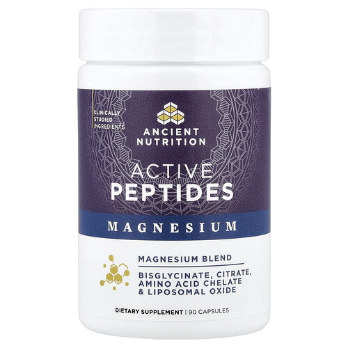 Active Peptides Magnesium Complex | Capsule (30 Servings) - 3-Pack