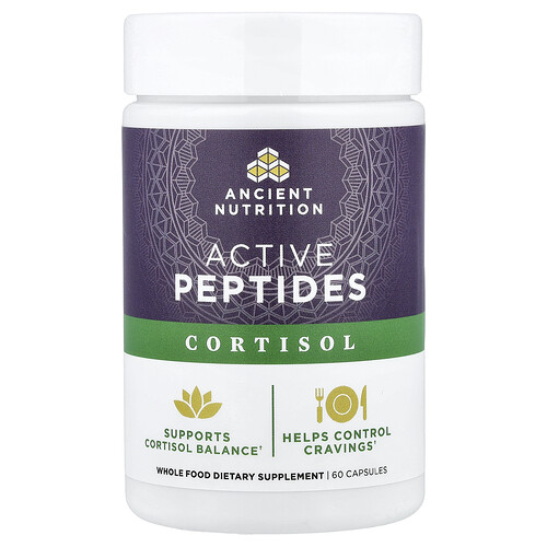 Ancient Nutrition Active Peptides, Cortisol, 60 Capsules
