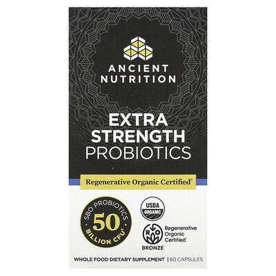 Ancient Nutrition, Probiotics, 25 Billion CFU, 60 Capsules