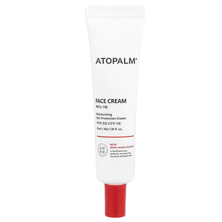 Atopalm, Crema facial, Crema humectante para la protección de la piel, 35 ml (1,18 oz. líq.)
