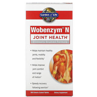 Wobenzym N, 關節健康，800 片腸溶片
