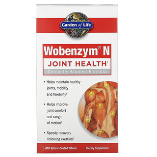 Wobenzym N, 関節の健康、400腸溶錠