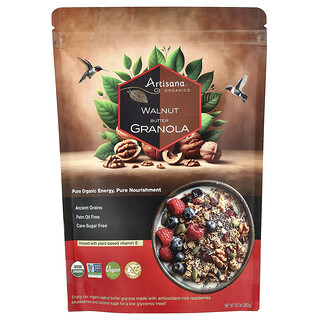 Artisana, Organics, walnotenbotergranola, 283 g