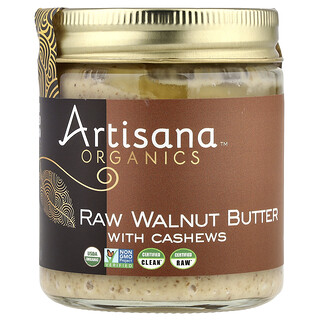 Artisana, Organics（オーガニックス）、カシューナッツ入り生クルミバター、227g（8オンス）