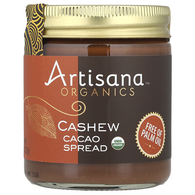 Product Image for Artisana, Organics, Cashew Cacao Spread, 8 oz (227 g)