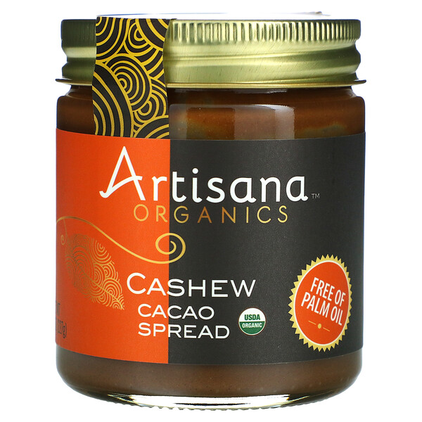Artisana, Organics, Cashew Cacao Spread, 8 oz (227 g)