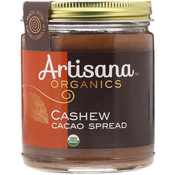 Artisana‏, Organics, Cashew Cacao Spread, 8 oz (227 g)