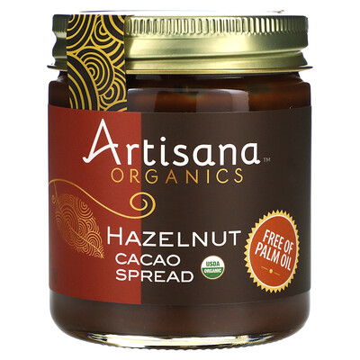 Artisana Organics, паста с фундуком и какао, 227 г (8 унций)