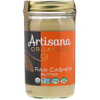 Artisana, منتجات عضوية، زبدة الكاجو، 14 أونصة (397 جم)