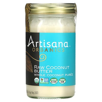 Artisana органический продукт, необработанное кокосовое масло, 397г (14унций)