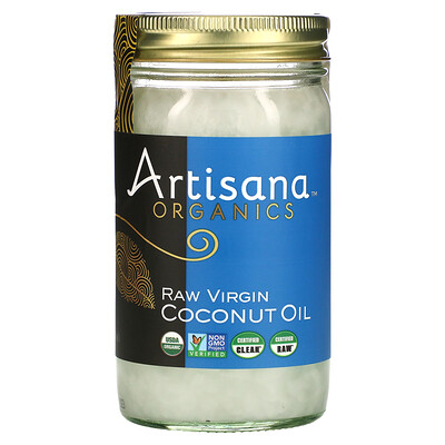Artisana Organics, сырое кокосовое масло, первого отжима, 414 г (14 унций)
