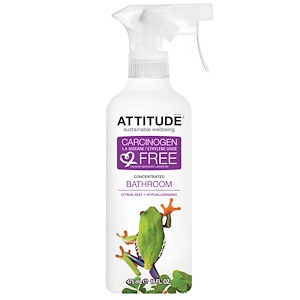 Отзывы о Аттитуде, Concentrated Bathroom Cleaner, Citrus Zest, 16 fl oz (475 ml)