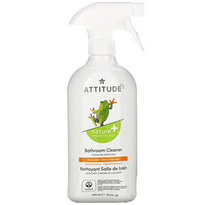 Отзывы о Аттитуде, Bathroom Cleaner, Citrus Zest, 27.1 fl oz (800 ml)
