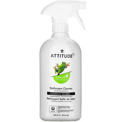 ATTITUDE Чистящее средство для ванной комнаты, без запаха, 800 мл (27,1 жидк. Унции)