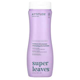 ATTITUDE, Super Leaves™, Champú de humectación intensa, Quinua y jojoba, 473 ml (16 oz)