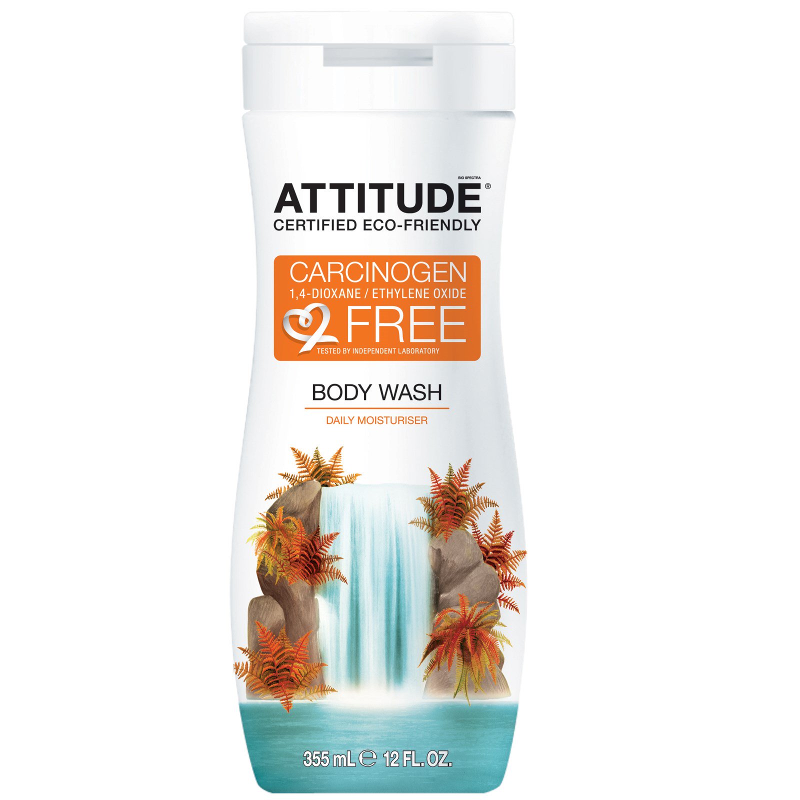 ATTITUDE, Body Wash, Daily Moisturizer, 12 fl oz (355 ml) iHerb
