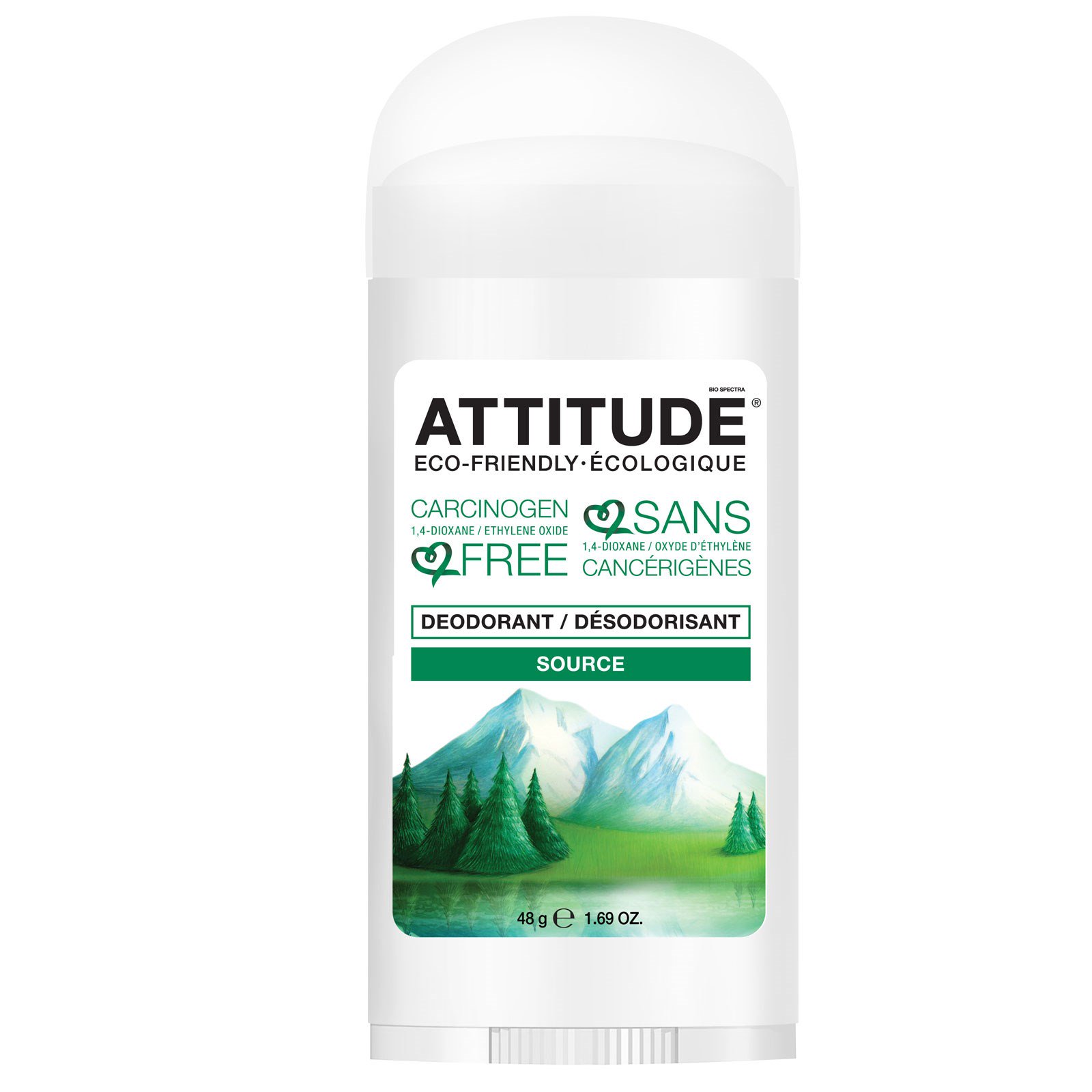 ATTITUDE, Deodorant, Source, 1.69 oz (48 g) iHerb