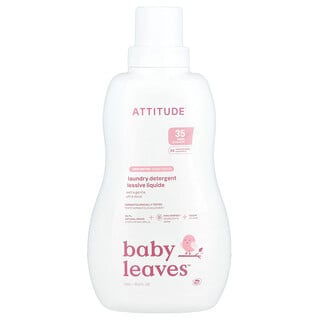 ATTITUDE, Lessive liquide Baby Leaves™, Extradouce, Sans parfum, 1,04 L