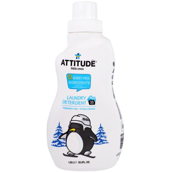 ATTITUDE, Little Ones, Laundry Detergent, FragranceFree, 35.5 fl oz (1