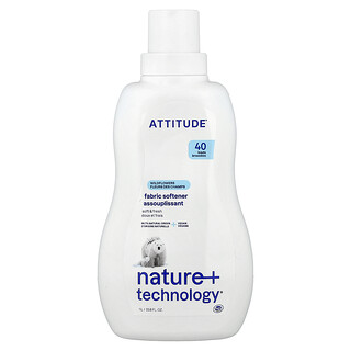 ATTITUDE, Nature + Technology®, омекотител, диви цветя, 40 зареждания, 1 l (33,8 fl oz)